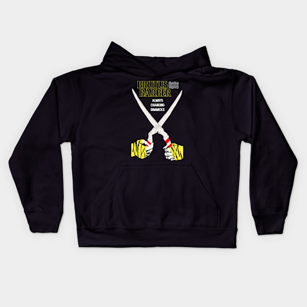 barber flag Kids Hoodie by rafzombie